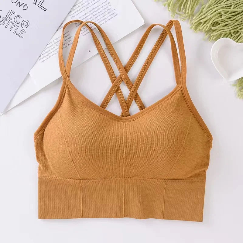 Push Up Running Sports Bra