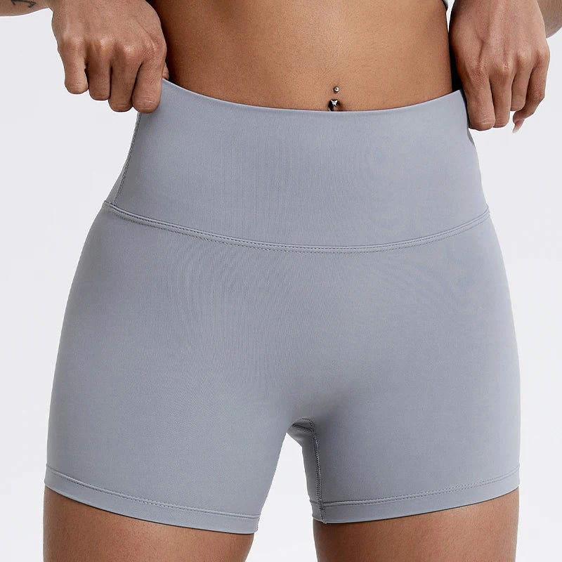 Women Slim Fit Workout Sports Shorts