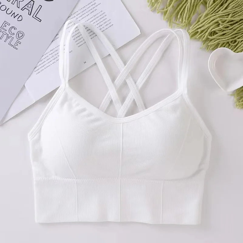 Push Up Running Sports Bra