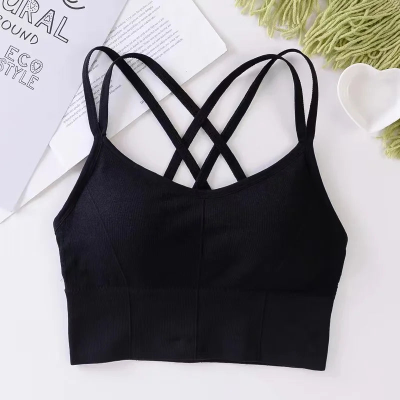 Push Up Running Sports Bra