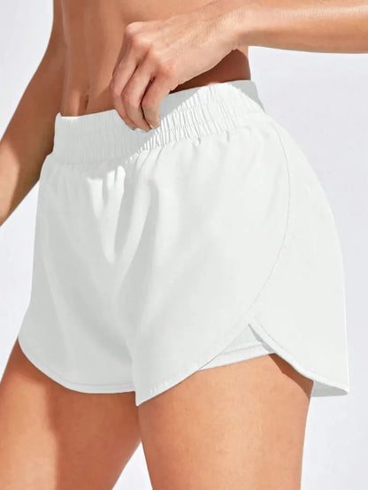 Women Elastic Running Workout Short