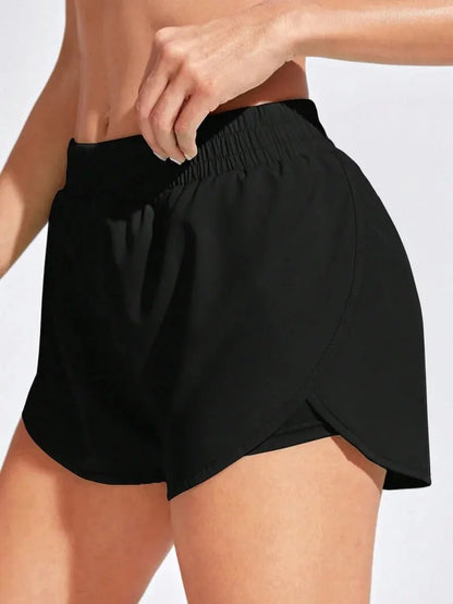 Women Elastic Running Workout Short