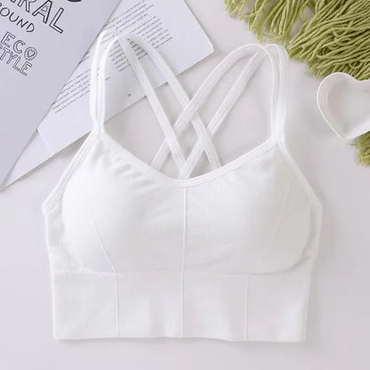 Push Up Running Sports Bra