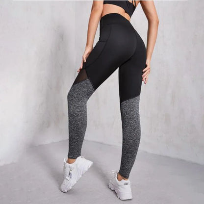 Seamless Mesh Spliced Leggings