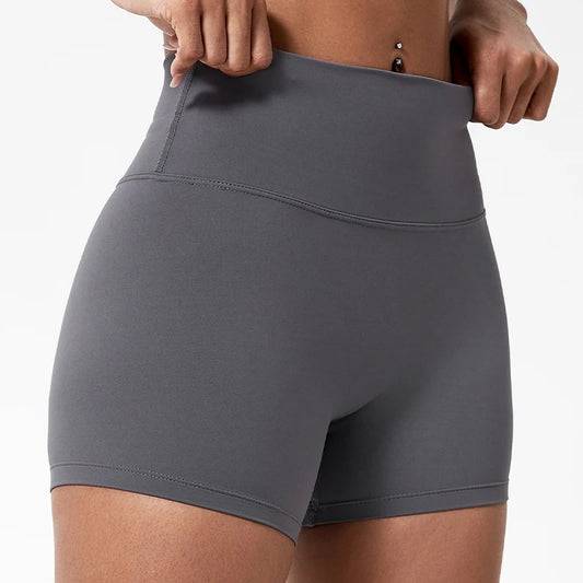 Women Slim Fit Workout Sports Shorts